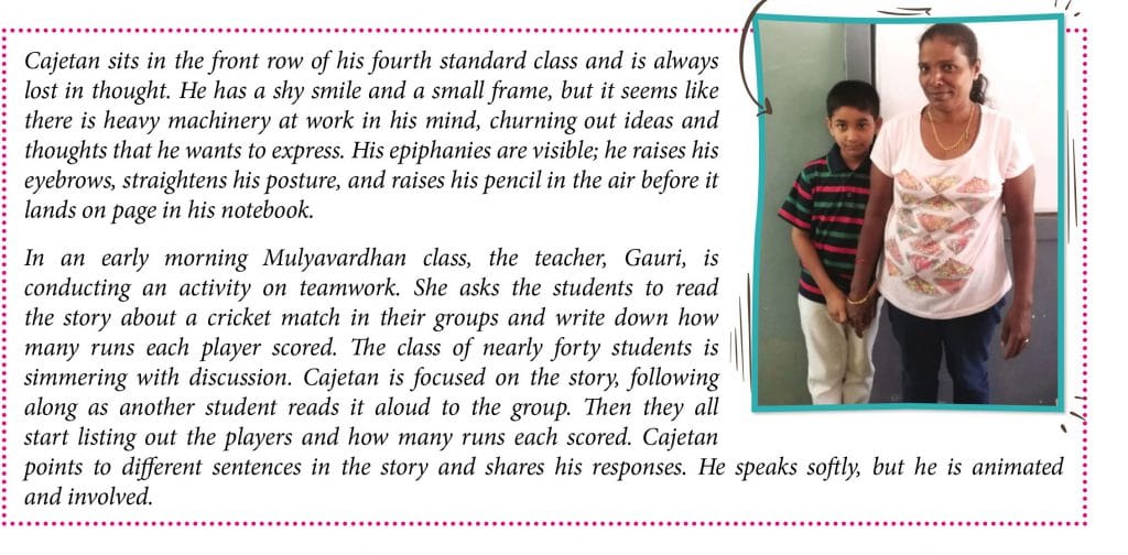 CAJETAN LEARNS TO MANAGE ANGER Our Lady of Perpetual Succor, Cortalim, Goa